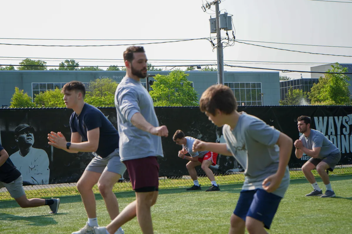 Varsity House athletes training