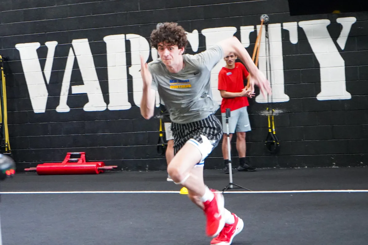 Varsity House athletes training